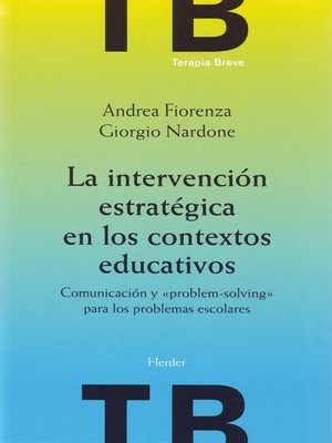 cover image of La intervención estratégica en los contextos educativos